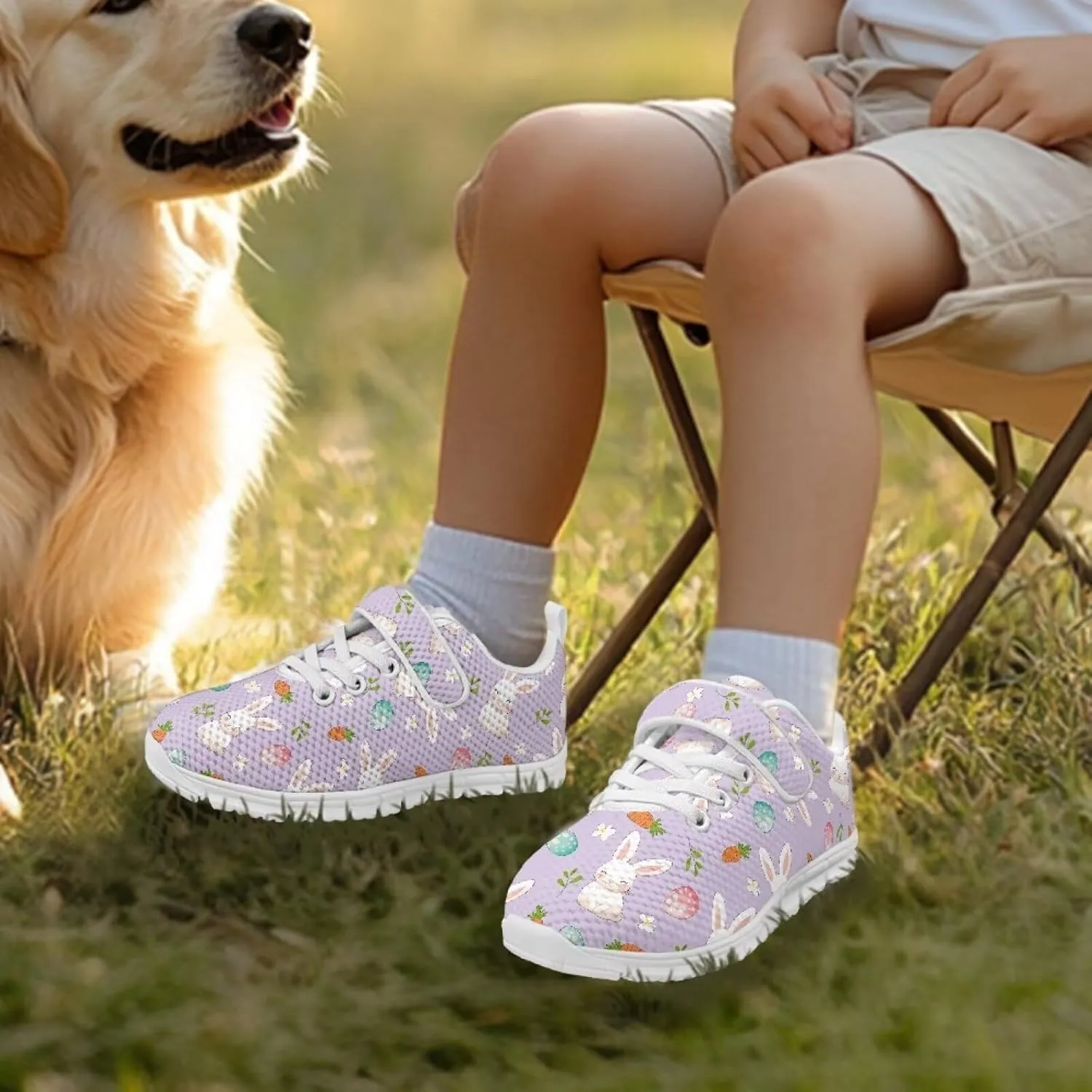 Kids Shoes Hook and Loops Running Athletic Shoes Slip On Non-Slip Shoes for Litter Kids Lightweight School Sport Sneaker for Boys Girls US 11-15