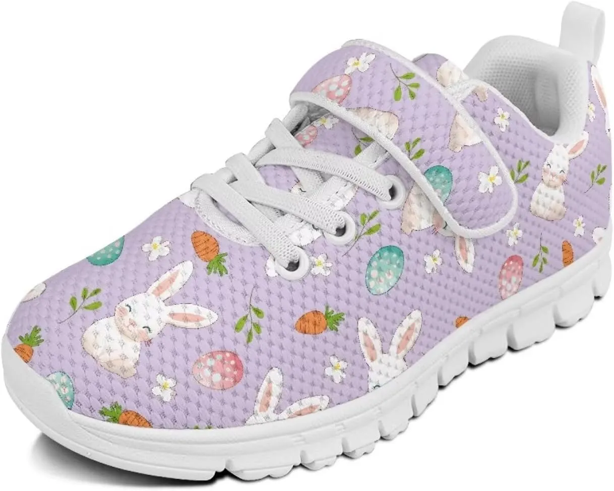 Kids Shoes Hook and Loops Running Athletic Shoes Slip On Non-Slip Shoes for Litter Kids Lightweight School Sport Sneaker for Boys Girls US 11-15