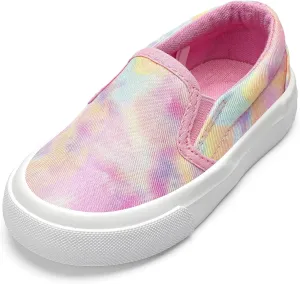 Kids Shoes Toddlers Canvas Sneakers Slip-on Comfortable Light Weight Causal Running Tennis Shoes for Boys Girls