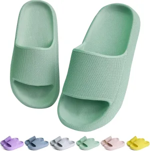 KOUECI Kids Cloud Slides Boys Girls Shower Slippers Slip on Slide Sandals Non-slip Summer Beach Pool Shoes