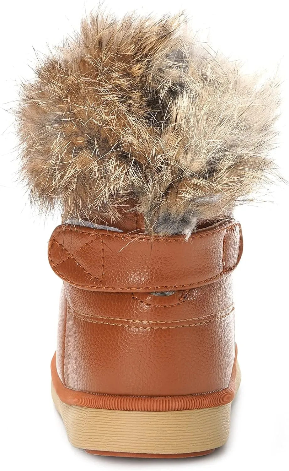 KVbabby Toddler boots Kids Snow Boots Girl's Warm Winter Boots Waterproof Boot PU Leather Non-slip