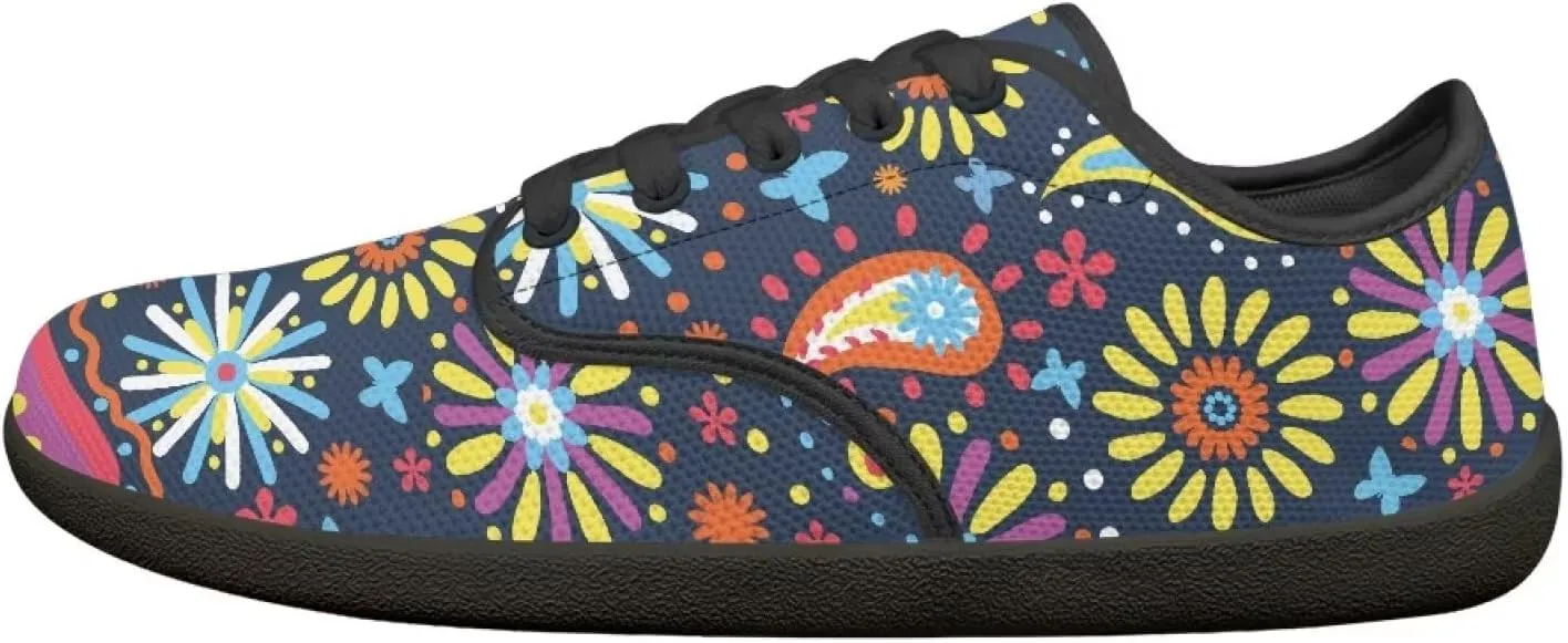 Lace Up Barefoot Shoes for Women Wide Toe Walking Flat Shoes Breathable Non Slip Sports Sneakers Zero Drop Sole US 6-12.5