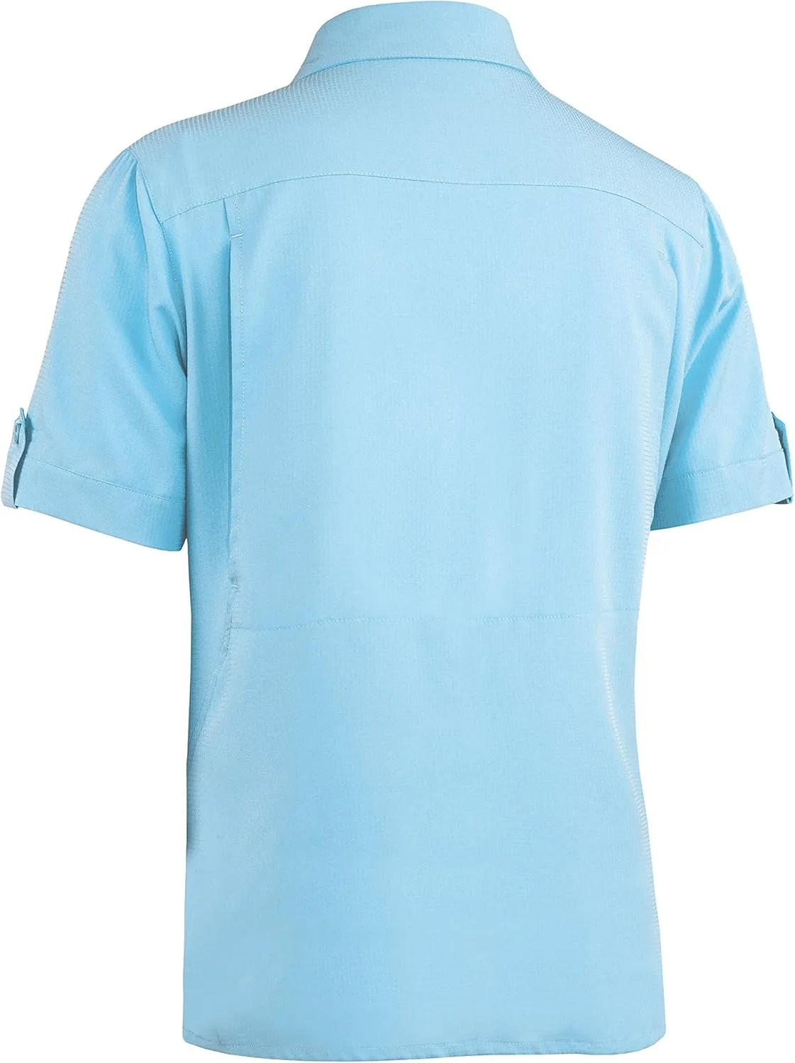 Ladies Short Sleeve Button Down Fishing Shirt