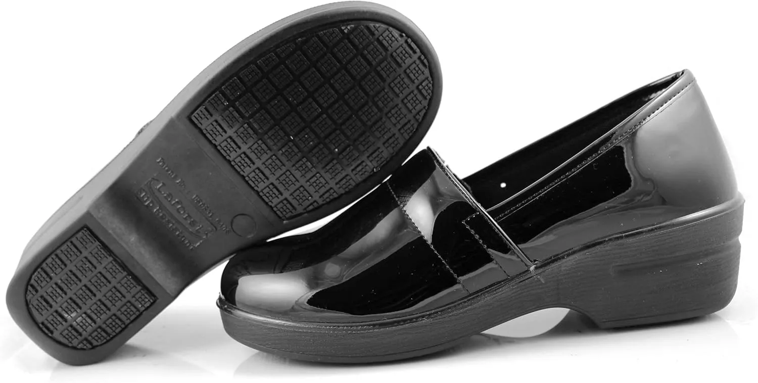 Laforst Womens Jamie Waitress Nonslip Slip On Clog