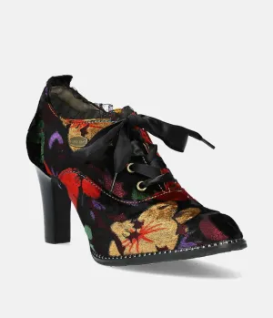 Laura Vita Pretty High Heel Lace Up Ankle Shoes