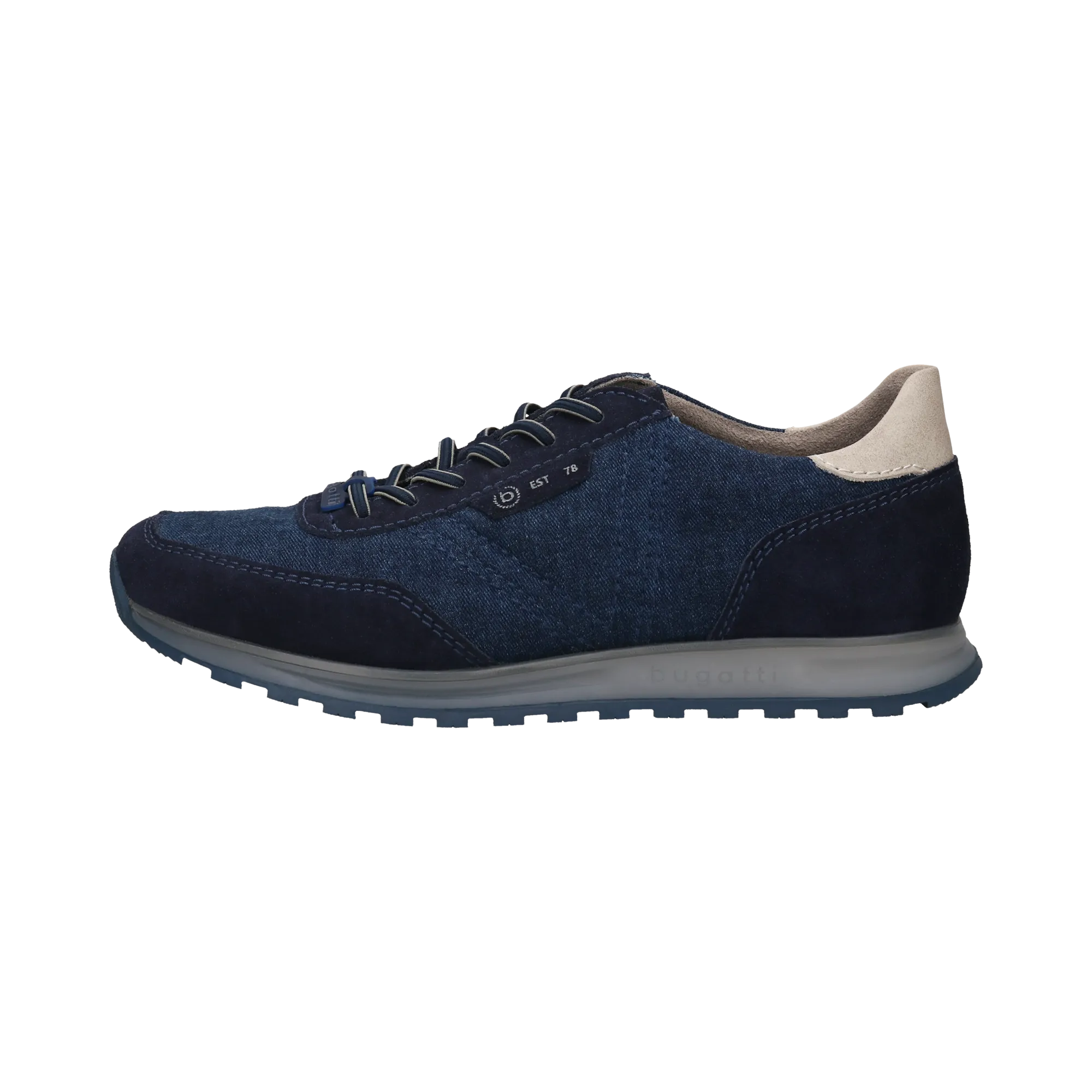 Leder Sneaker dunkelblau