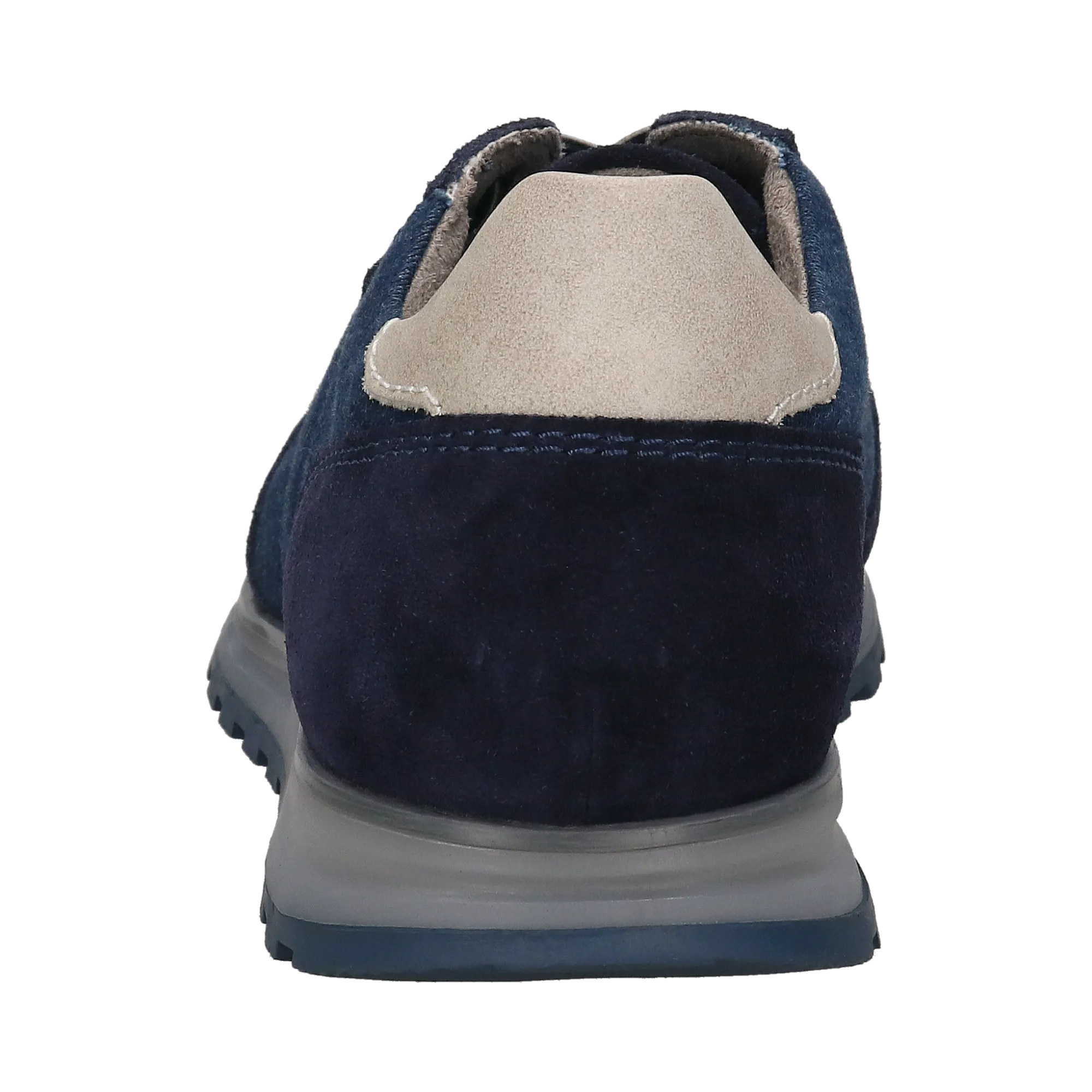Leder Sneaker dunkelblau