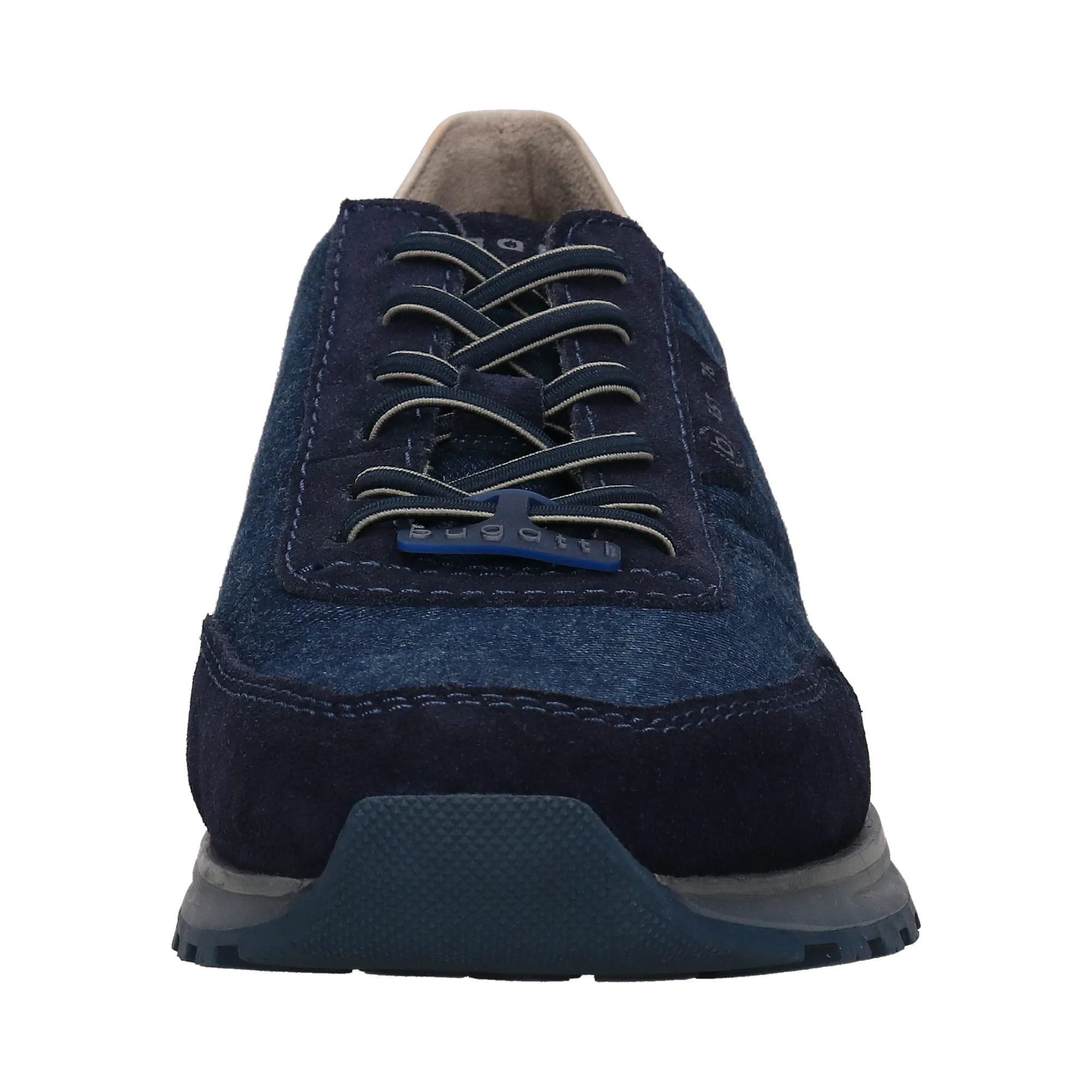 Leder Sneaker dunkelblau