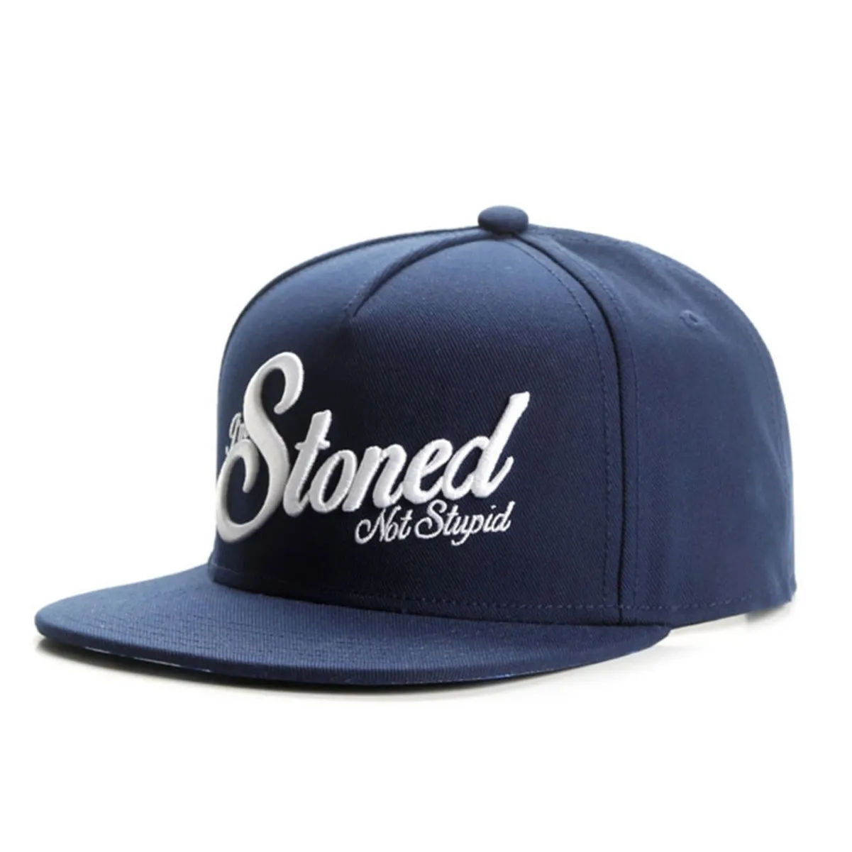 Letter embroidery hip hop flat brim snapback hat