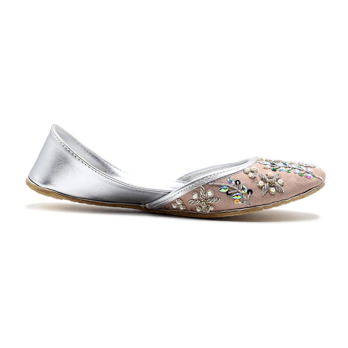 Light Pink Ethnic Khussa 094130