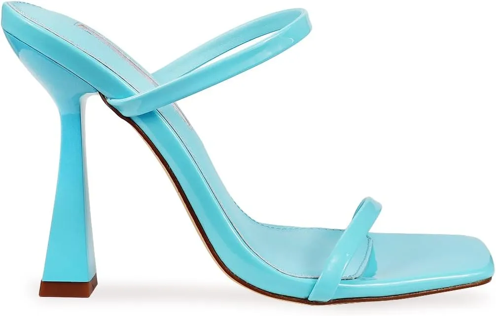Liliana Duo Strap Mule with Flare Heel, Ambush-1