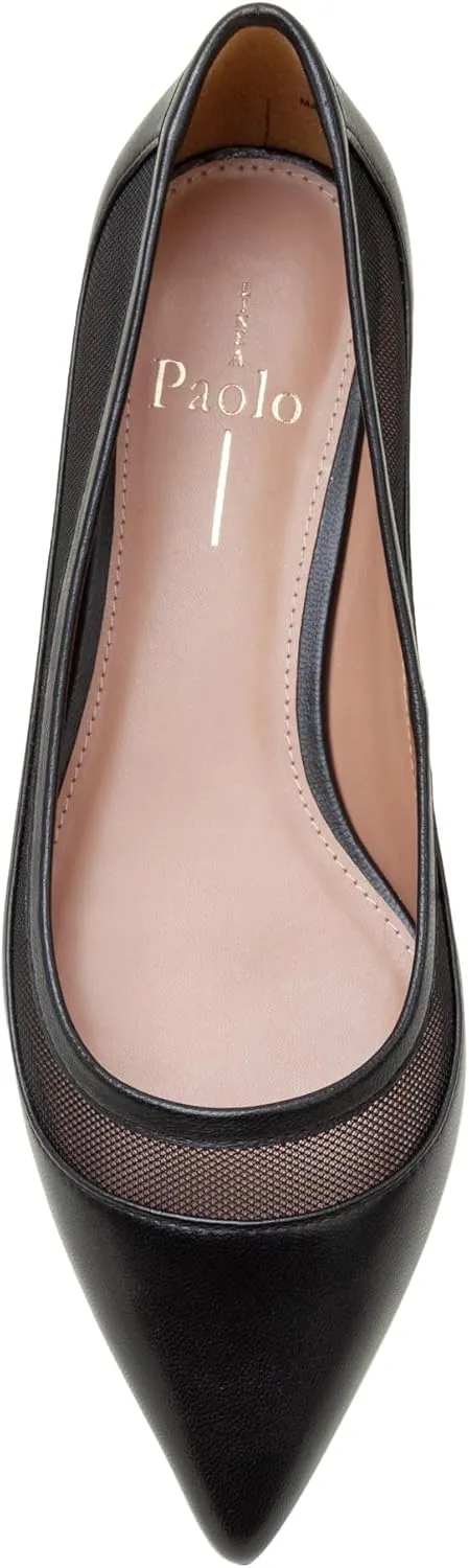 Linea Paolo - Novah - Womens Mesh Leather and Velvet Flats