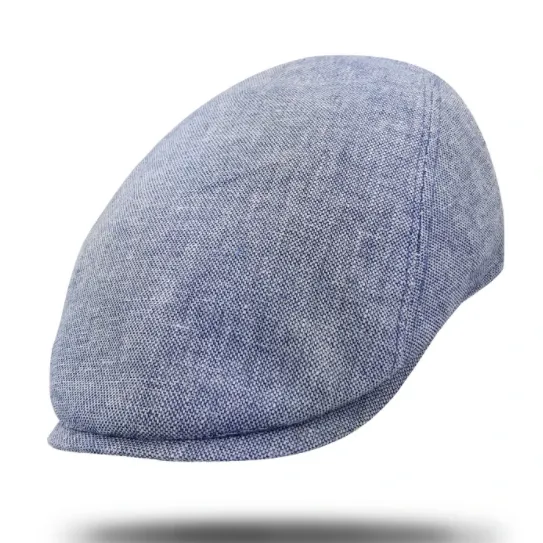 Linen   Cotton Ivy Flat Cap