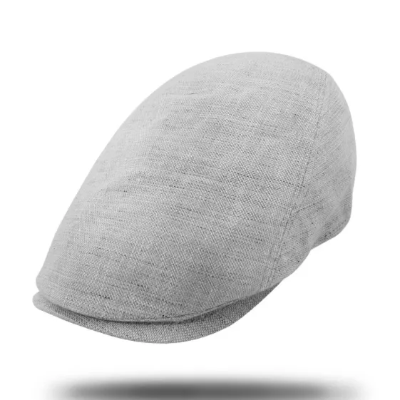 Linen   Cotton Ivy Flat Cap