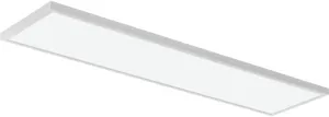 Lithonia Lighting CPANL 1x4 LED Flat Panel Light, 1 Ft. x 4 Ft. LED Light Panel, Ceiling Lighting Fixture, 4000 Lumens, 3500K/4000K/5000K Switchable CCT, Includes Direct Ceiling Mount Bracket, White