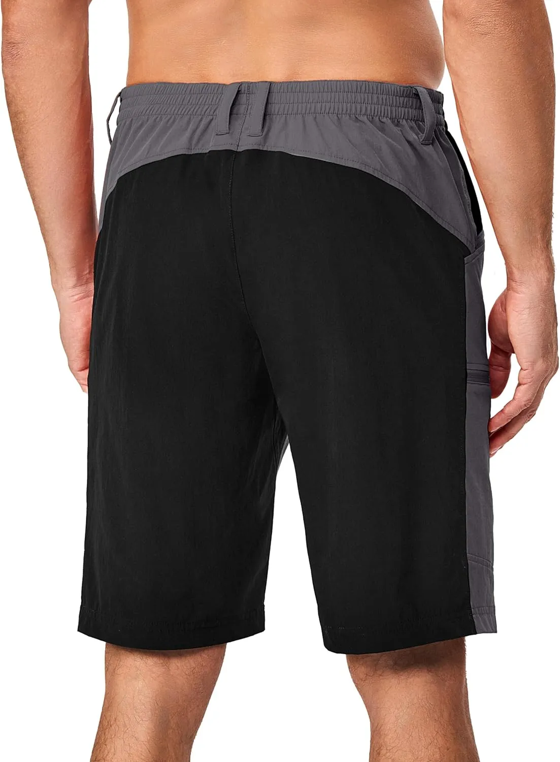Little Donkey Andy Men's Cargo Shorts Quick Dry Hiking Shorts for Men Camping Travel Golf with 4 Zipper Pockets