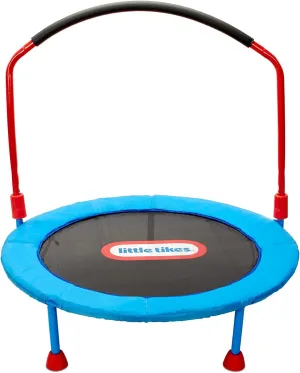 Little Tikes Light-Up 3-foot Trampoline with Folding Handle for Kids Ages 3 to 6