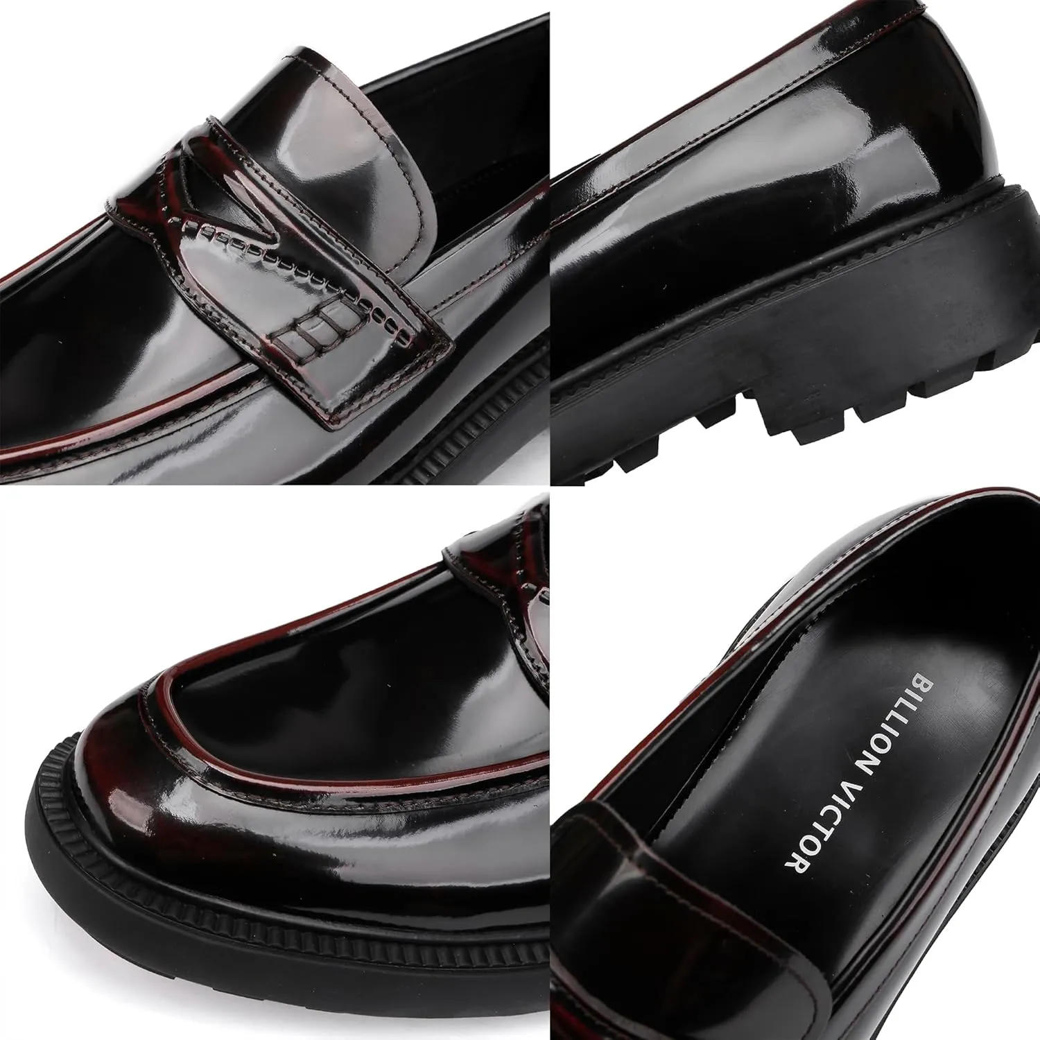 Luxury Leather Loafers for Men,Slip on Penny Loafers Dress Shoes for Men