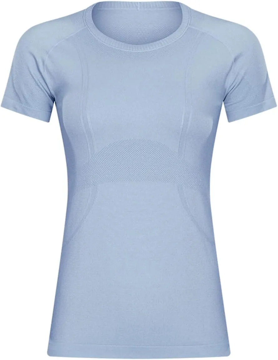 LUYAA Women's Workout Tops Long Sleeve Shirts Yoga Sports Breathable Gym Athletic Top Slim Fit