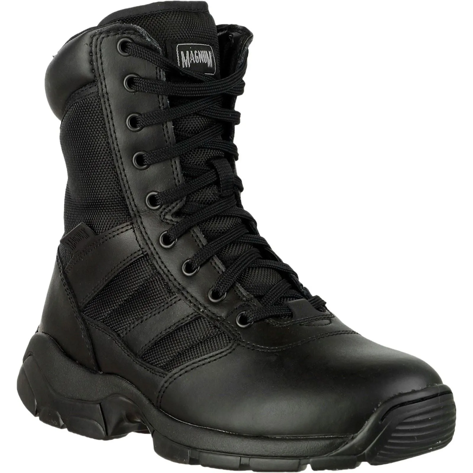 Magnum Men's Panther 8.0 Side-Zip Uniform Boot in Black
