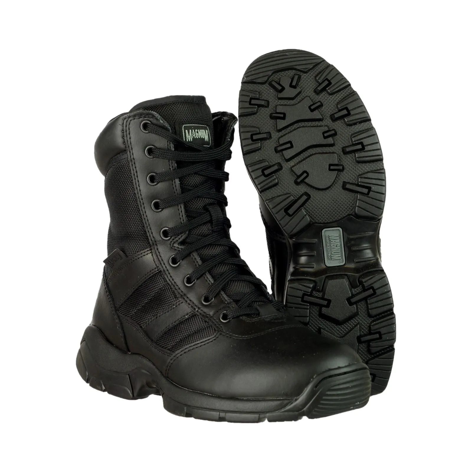 Magnum Men's Panther 8.0 Side-Zip Uniform Boot in Black