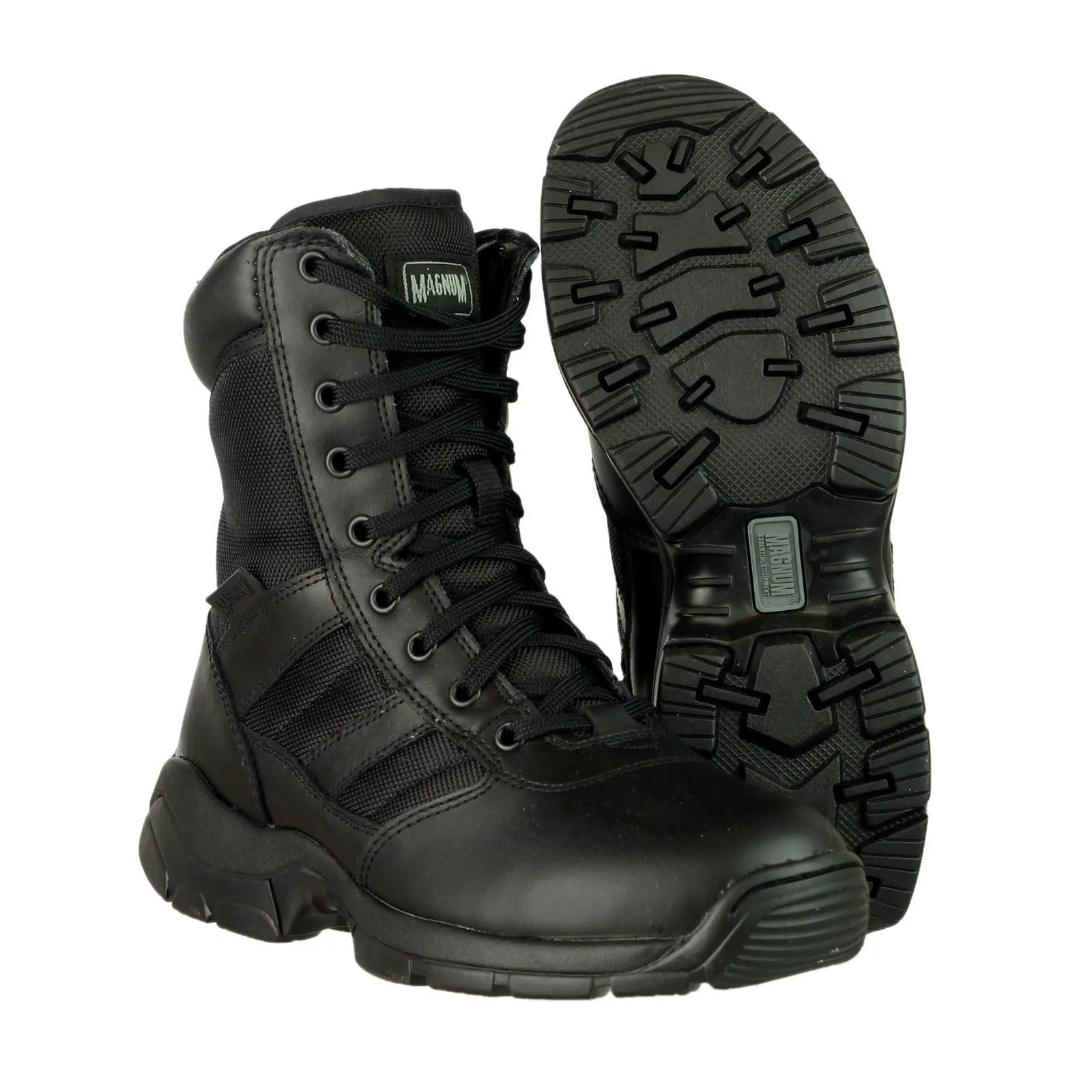 Magnum Men's Panther 8.0 Side-Zip Uniform Boot in Black