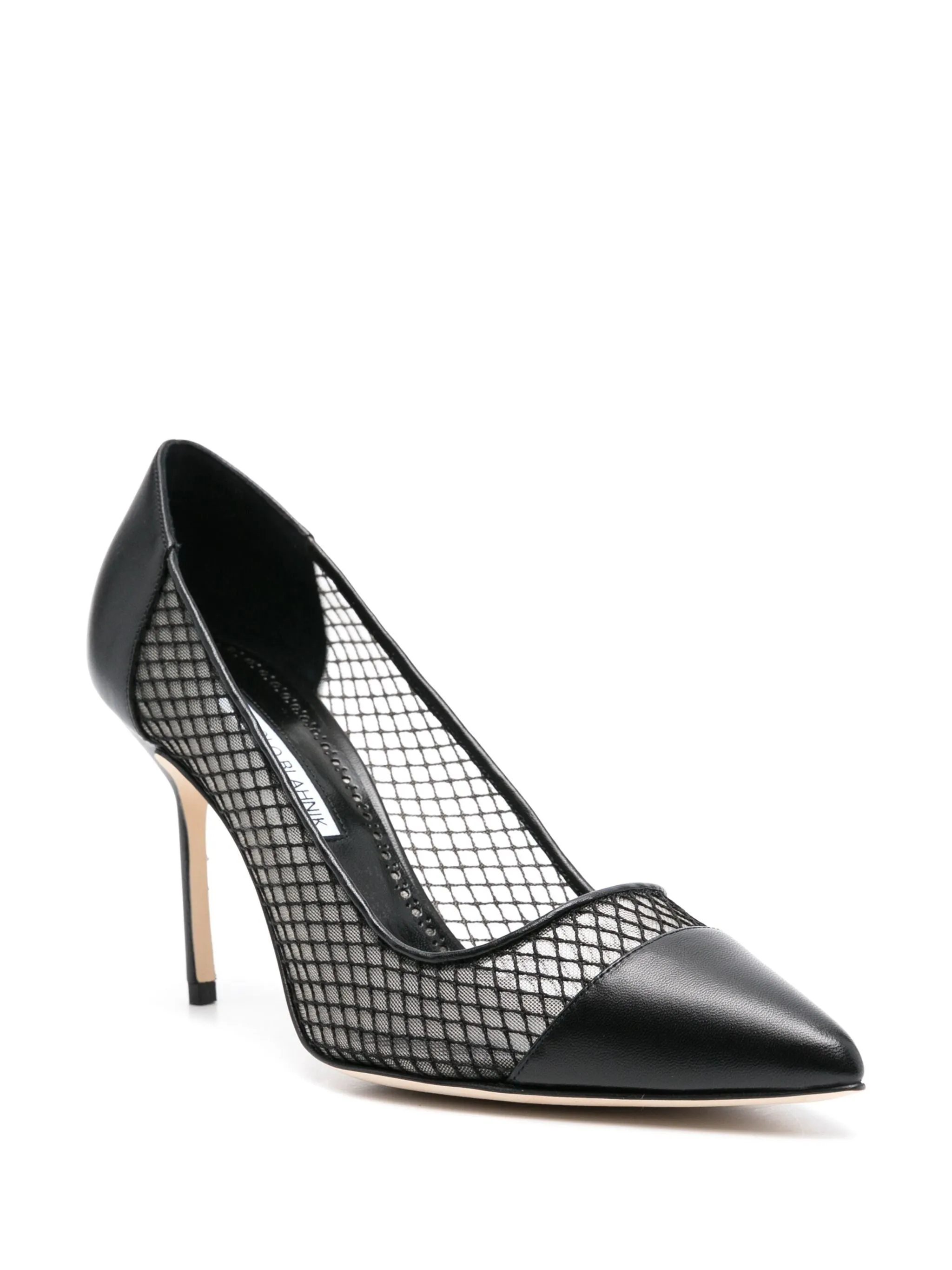 Manolo blahnik capcour svarta pumpar