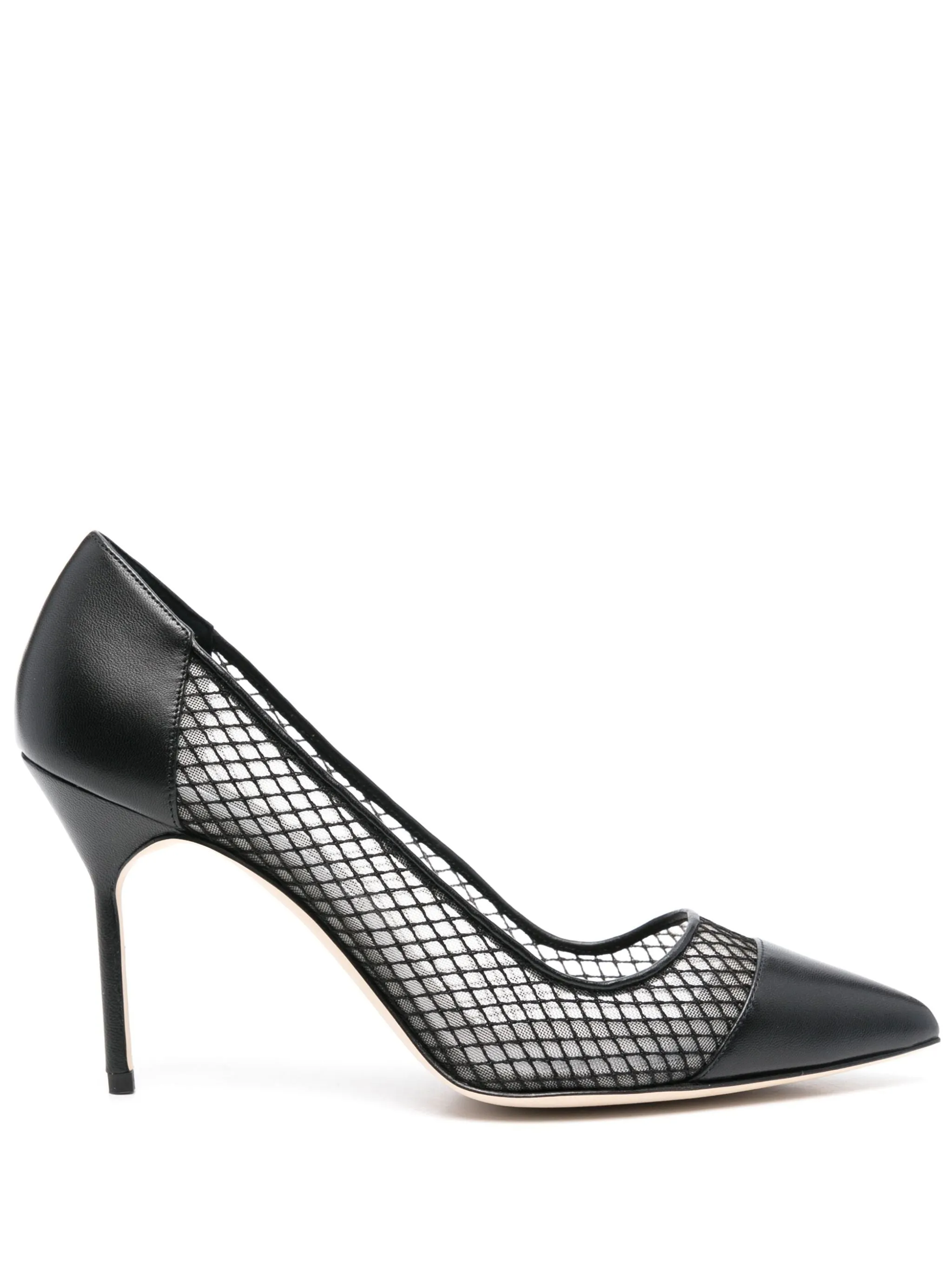 Manolo blahnik capcour svarta pumpar