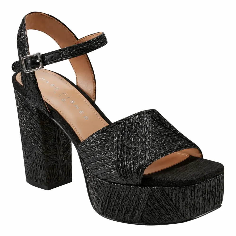 Marc Fisher LTD CALYN2 BLACK/BLACK/PE STRIPS JHSNL24-