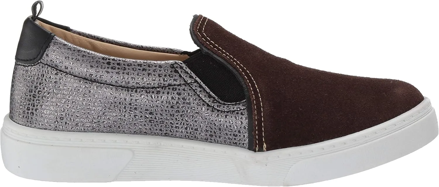 Marc Joseph New York Unisex-Child Kids Boys/Girls Leather Made in Brazil Luxury Suede Slip on Sneaker