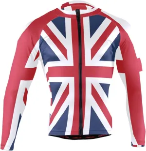 Maryland Flag Men's Cycling Jersey Long Sleeve Breathable Biking Shirts Gear Style