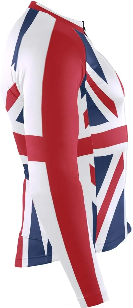 Maryland Flag Men's Cycling Jersey Long Sleeve Breathable Biking Shirts Gear Style