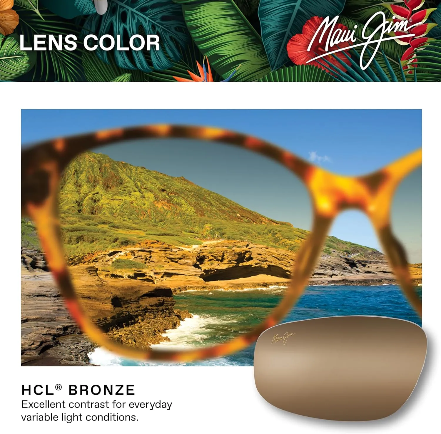 Maui Jim Women's Two Steps Polarized Fashion Sunglasses