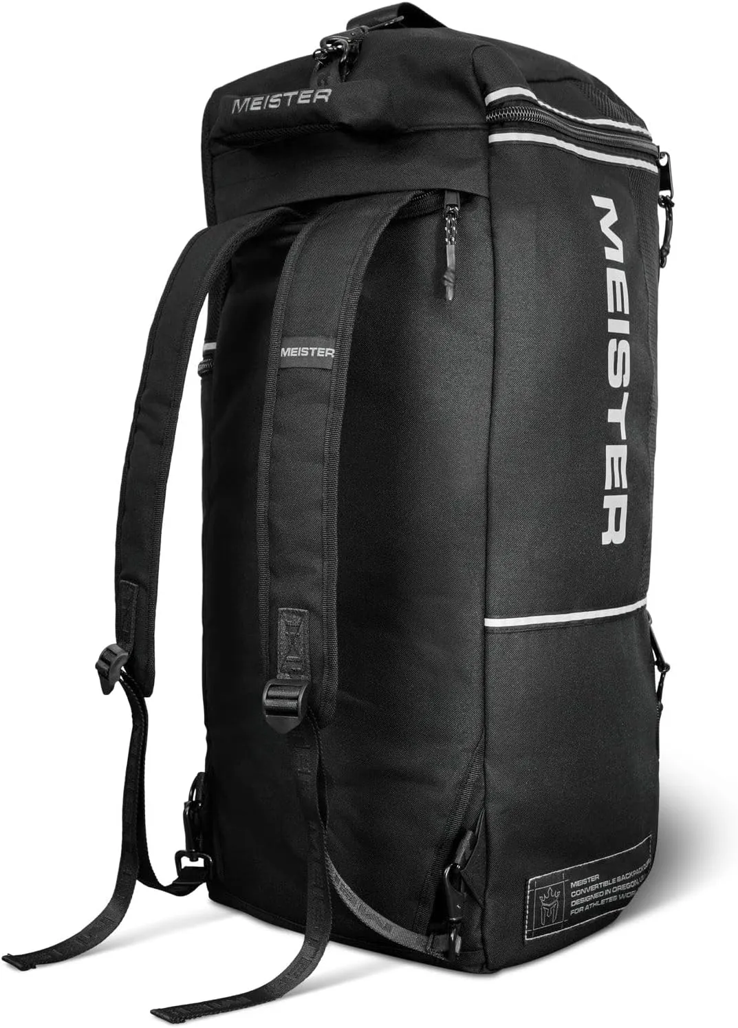 Meister Vented Convertible Duffel/Backpack Gym Bag - Ideal Carry-On