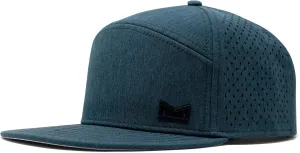 melin Trenches Icon Hydro, Performance Snapback Hat, Water-Resistant Flat Bill Caps for Men & Women, Golf, Running or Workout