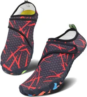 Men Women Water Sports Shoes Slip-on Quick Dry Aqua Swim Shoes for Pool Beach Surf Walking Water Park