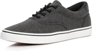 Men's Black Classic Low Top Shoes Canvas Fashion Sneaker with Soft Insole Causal Dress Shoes for Men Comfortable Walking Shoes