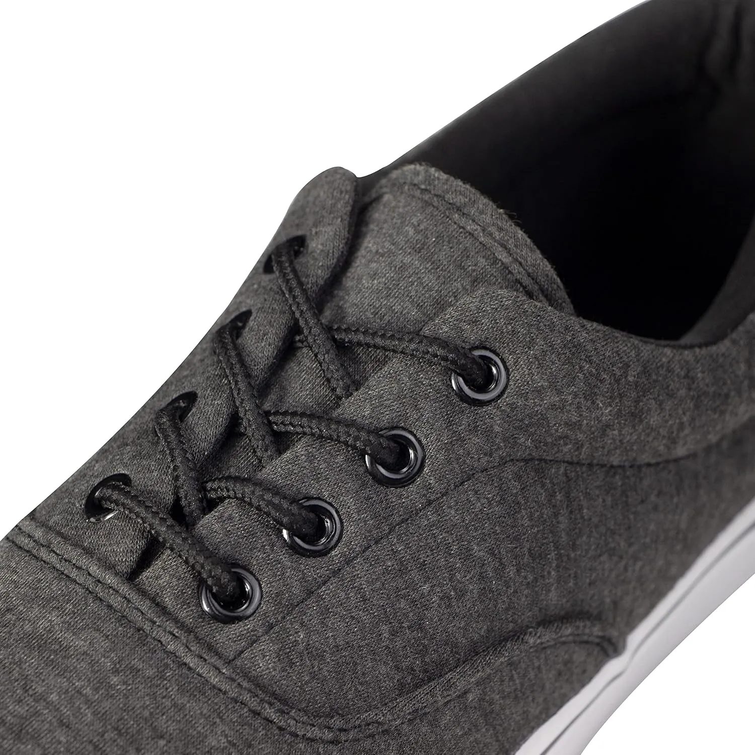 Men's Black Classic Low Top Shoes Canvas Fashion Sneaker with Soft Insole Causal Dress Shoes for Men Comfortable Walking Shoes