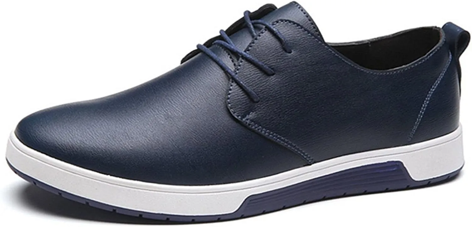 Men's Casual Oxford Shoes Breathable Flat Fashion Sneakers