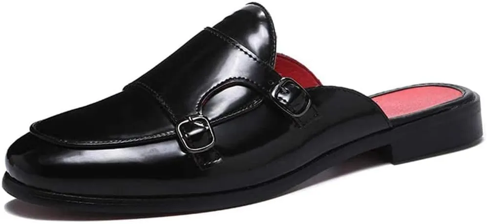 Men's Dress Mule Slippers Suede Slip-On Loafers Velvet Backless Sandals Size 7-13