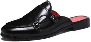 Men's Dress Mule Slippers Suede Slip-On Loafers Velvet Backless Sandals Size 7-13