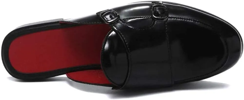 Men's Dress Mule Slippers Suede Slip-On Loafers Velvet Backless Sandals Size 7-13