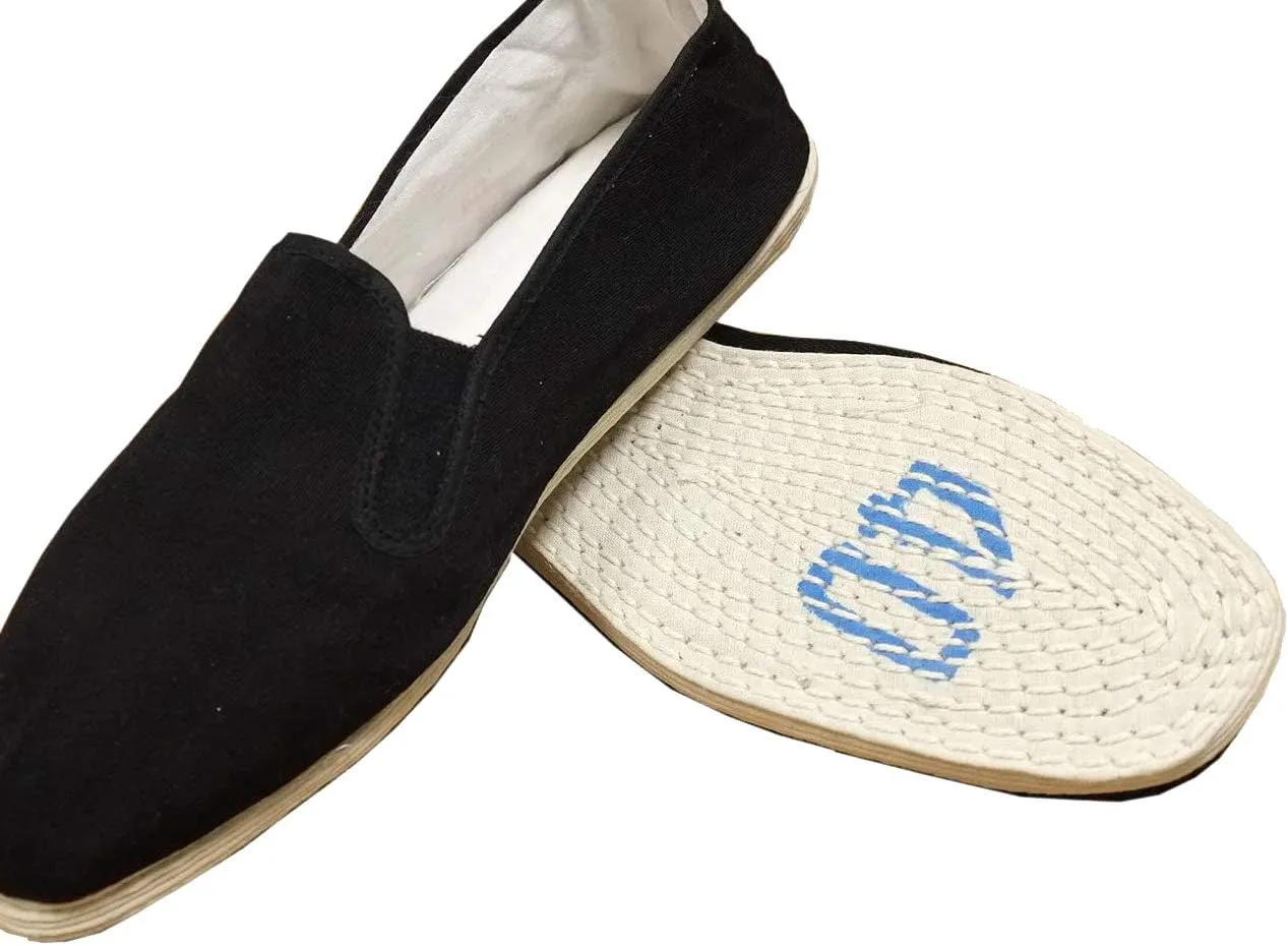 Men's Kung Fu Shoes Cotton Sole Tai chi Martial Art Ninja Slip On