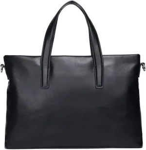 Men's Leather Business Briefcase Crossbody Bag Layer Cowhide Handbag Computer Bag
