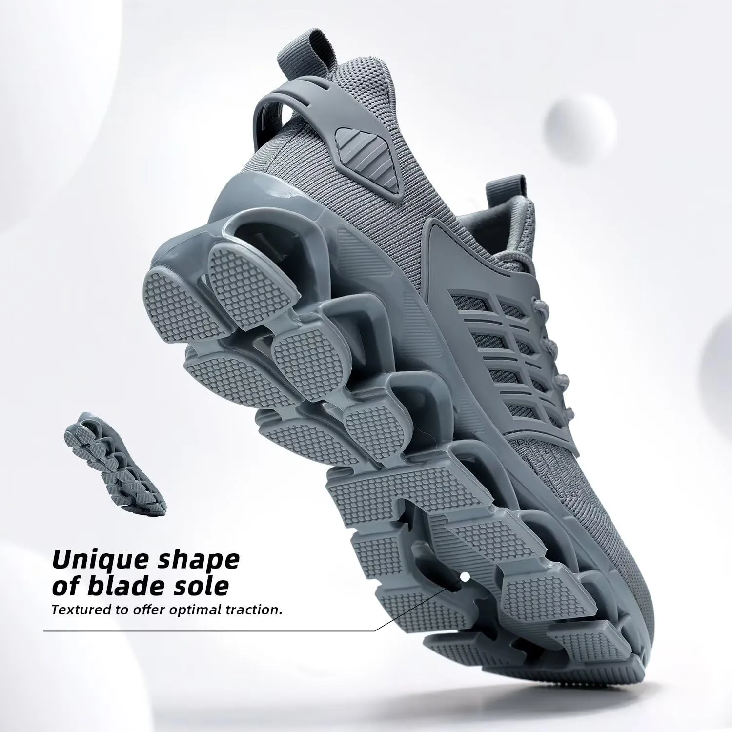 Mens Walking Shoes Slip on Blade Tennis Casual Fashion Trail Running Sneakers Comfort Non Slip Work Sport Athletic Trainers