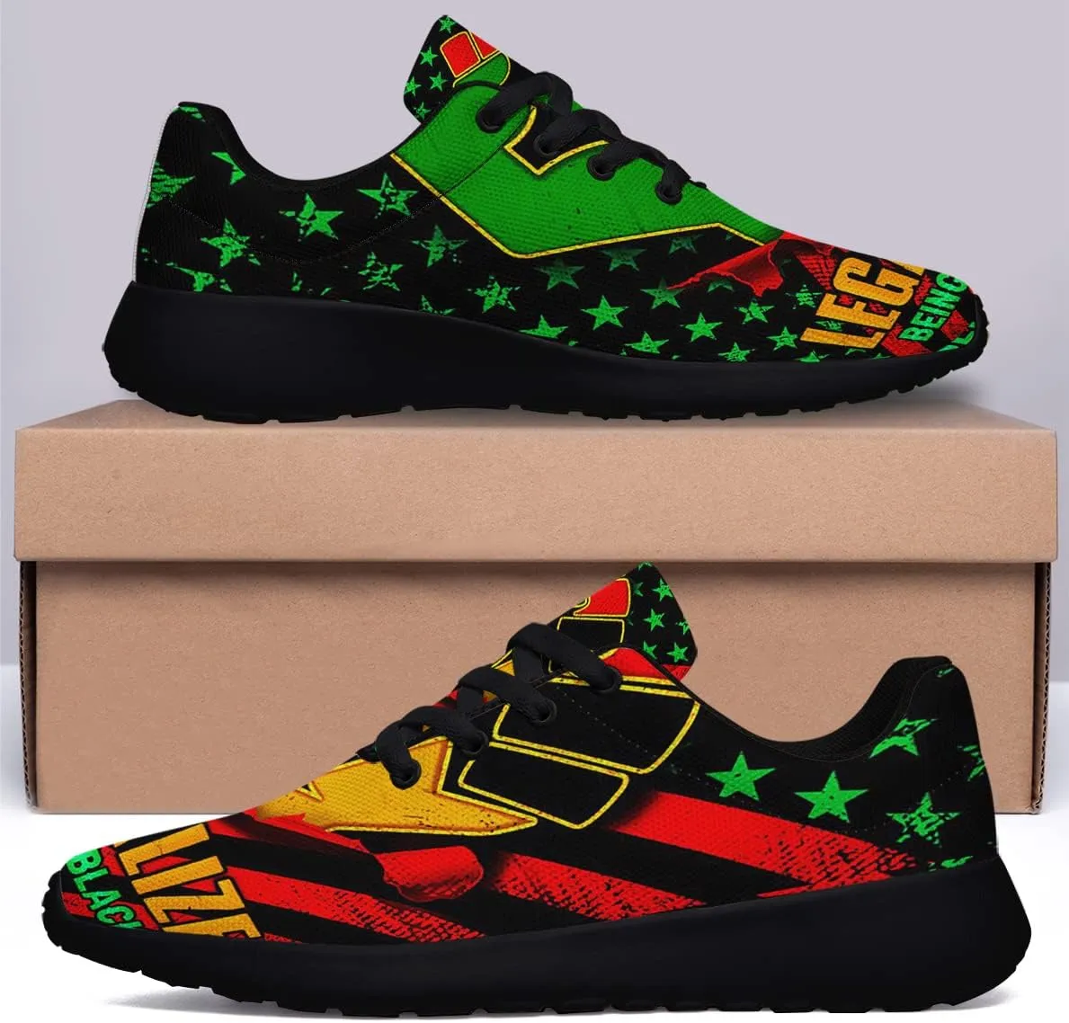 Mens Womens Juneteenth 1865 Shoes,Juneteenth Freedom Athletic Running Tennis Sneakers Casual Black History Shoes
