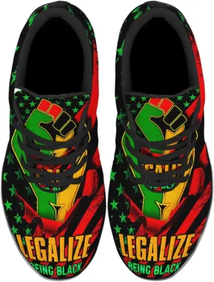 Mens Womens Juneteenth 1865 Shoes,Juneteenth Freedom Athletic Running Tennis Sneakers Casual Black History Shoes