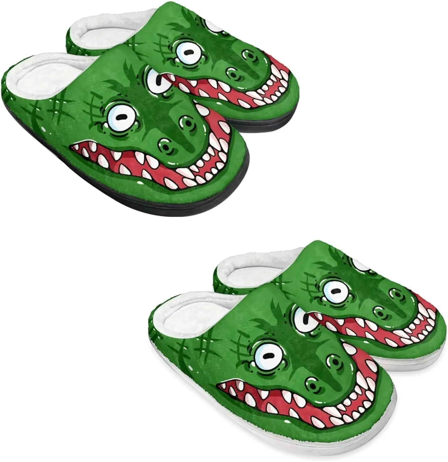 Men's Women's Non-slip Slippers, Flannel Warm Soft Cozy Slippers, House Bedroom Indoor/Outdoor Warm Shoes, Size 2-12