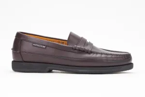 Mephisto Men's Cap Vert Wine Leather Loafer