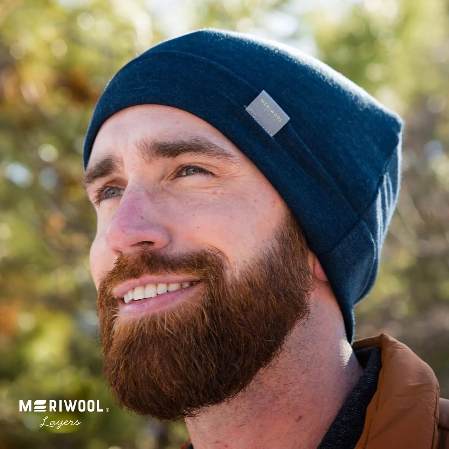 MERIWOOL Unisex Merino Wool Cuff Beanie Winter Hat for Men and Women